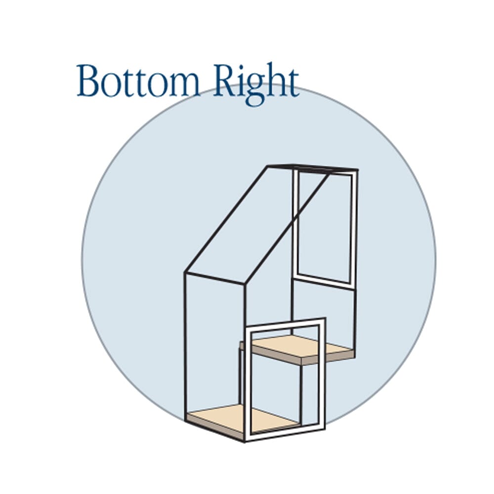 2 Step Stair - Bottom Right - Habitat Haven