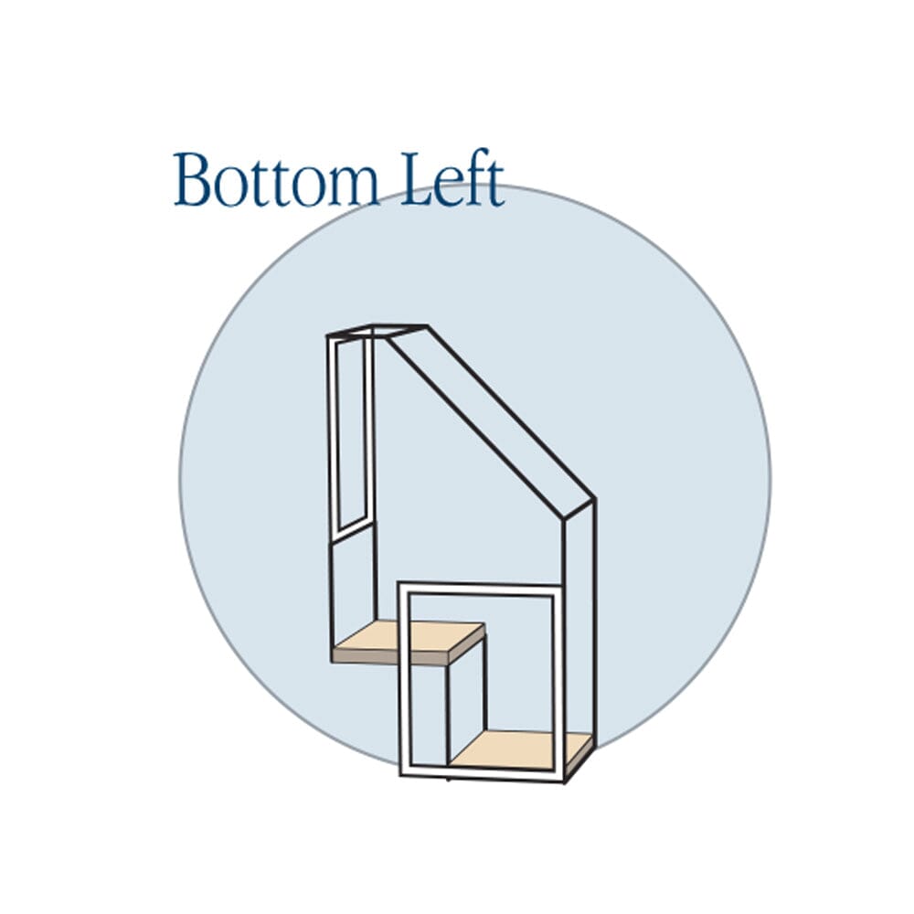 2 Step Stairs - Bottom Left - Habitat Haven