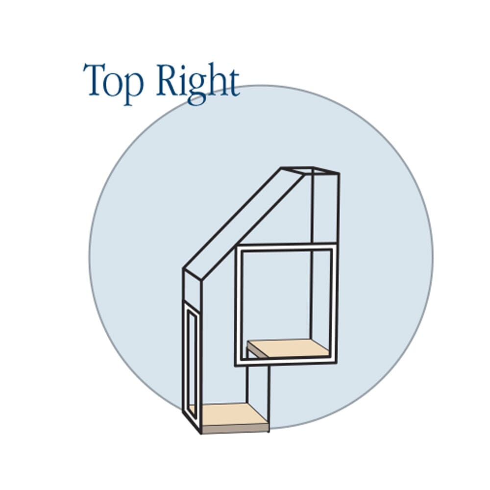 2 Step Stairs - Top Right - Habitat Haven