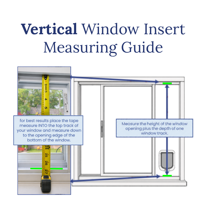 Window Cat Door Insert