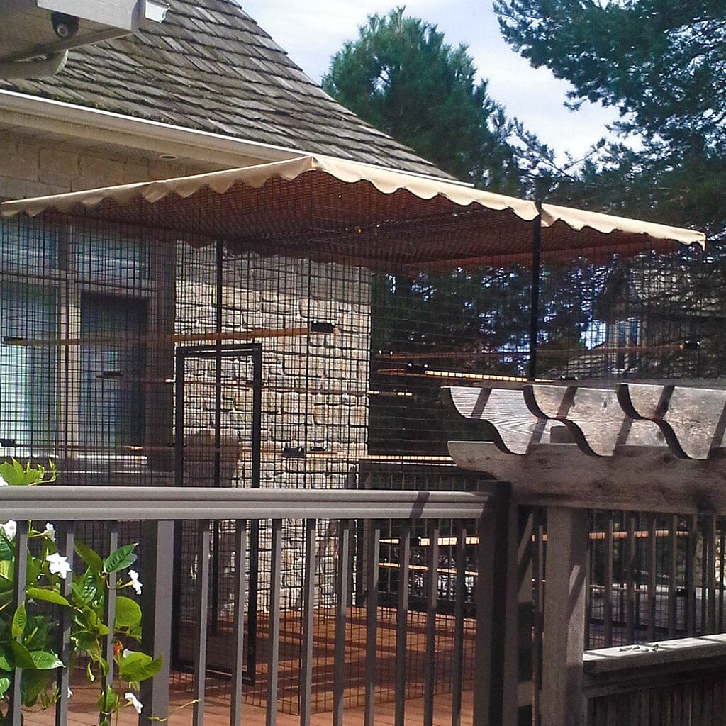 Awnings For 3 Sided Catio Enclosure - Habitat Haven