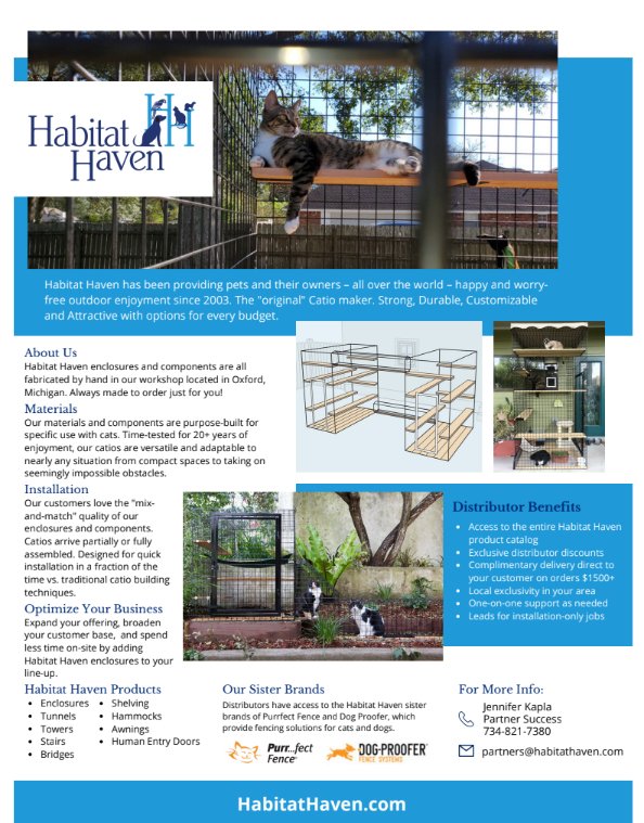 Habitat Haven Tri-Fold Brochure - Habitat Haven