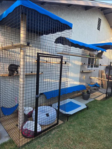 Royal Blue Awning for Enclosures (Closeout)