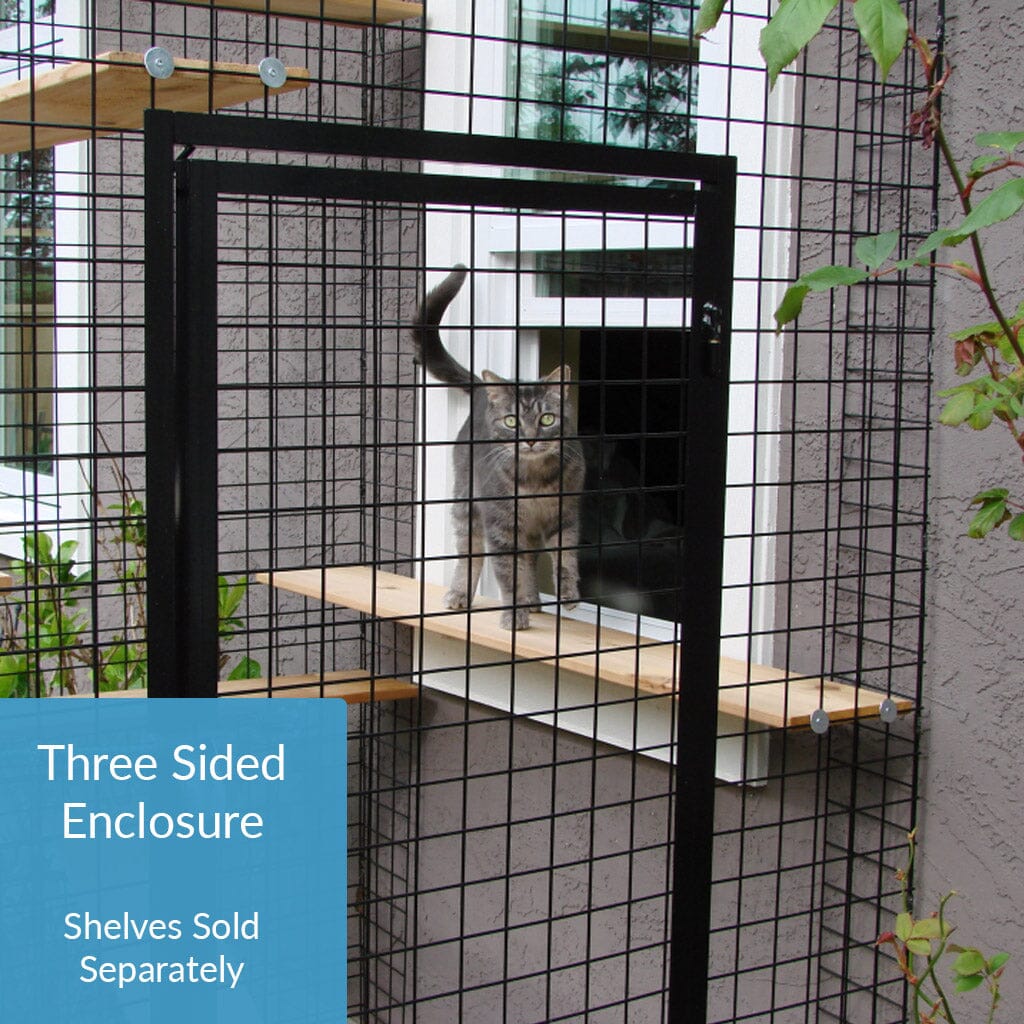 Three Sided Enclosure - With Wire Mesh Floor - Habitat Haven