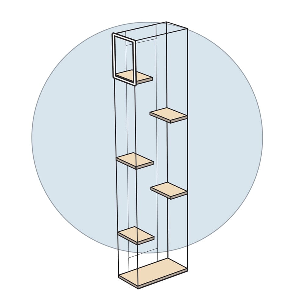 TW10 Tower - Top Left Single Entry/Exit Point - Habitat Haven
