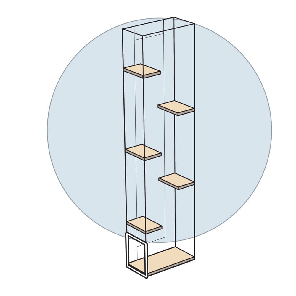 TW15 Tower - Bottom Left Single Entry/Exit Point - Habitat Haven