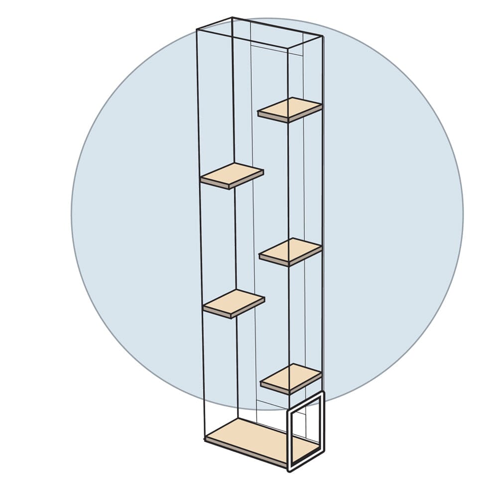 TW36 Tower - Bottom Right Single Entry/Exit Point - Habitat Haven